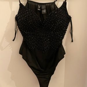 Beaded bodysuit